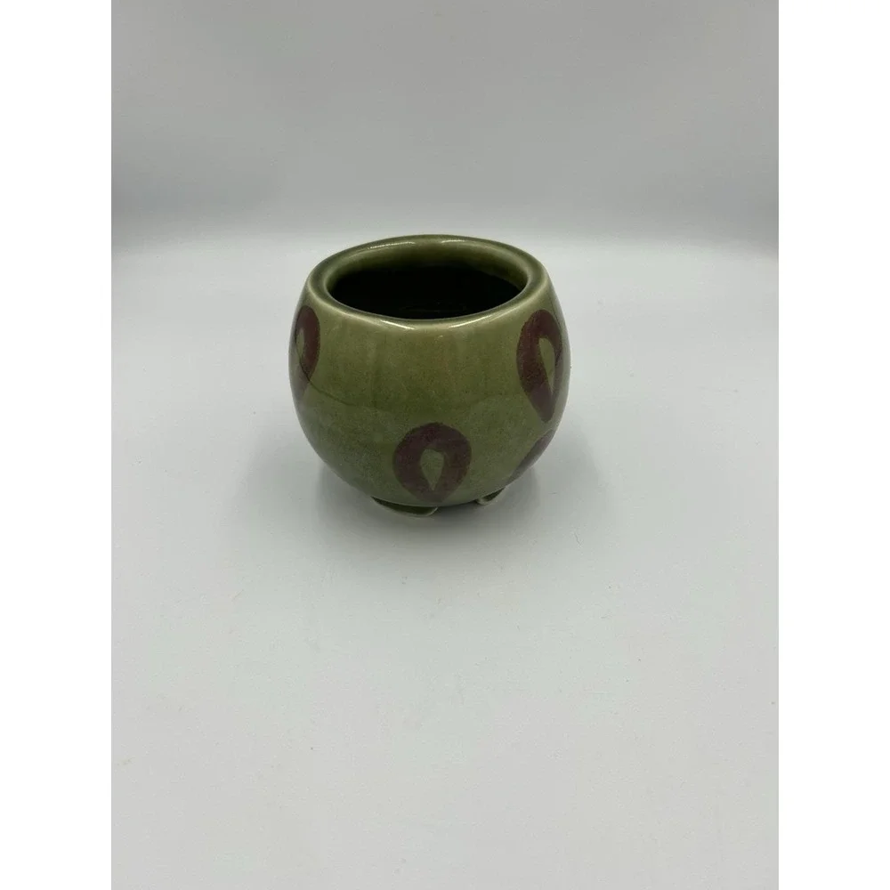 Mid Century Ceramic Art Pottery Taper Candle Holder